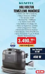 KUMTEL HALI KOLTUK TEMİZLEME MAKİNESİ